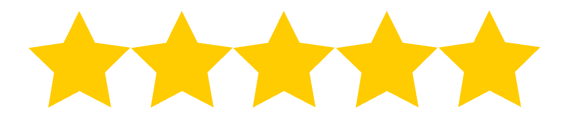review 5 star reviews badge